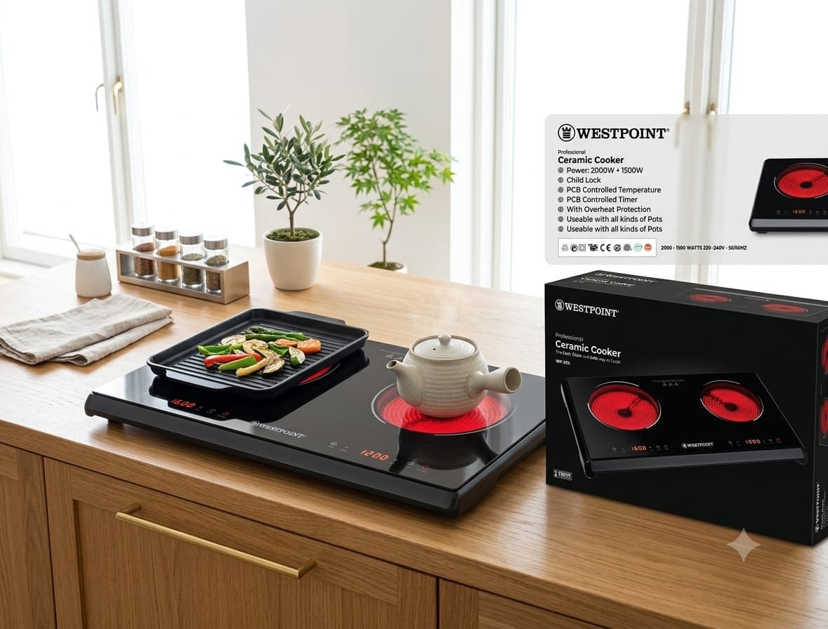 double ceramic cooker